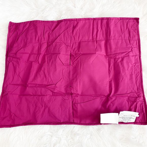 Pottery Barn Teen Gemma Ikat Sateen Sham Standard Pink Magenta White NEW - Picture 3 of 4